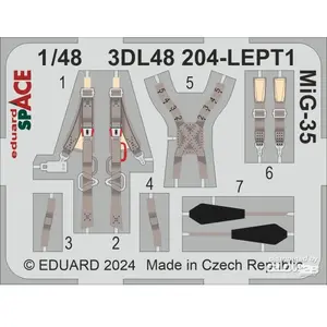 Décal Eduard MiG-35 SPACE HOBBY BOSS  1/48 7398204  - Décalcomanies pour avions civils Vendu paramazon