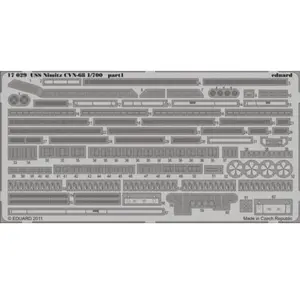 Accessoire Eduard USS Nimitz CVN-68 1/700 (conçu pour être utilisé avec les kits Trumpeter)  1/700 ED17029  - Kits de détail de bateaux 