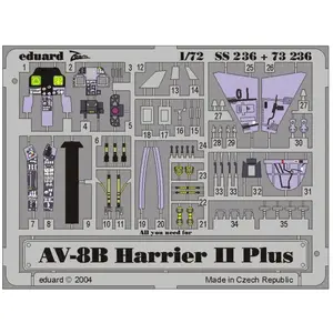 Av-8b Harrier Ii Plus - 1:72e - Eduard Accessories pas cher