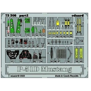 P-51d Mustang - 1:72e - Eduard Accessories