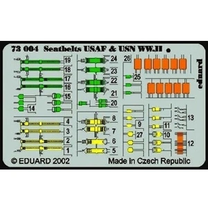 Seatbelts Usaf & Usn Ww.ii - 1:72e - Eduard Accessories pas cher