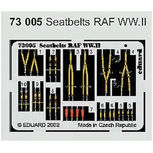 Seatbelts Raf Ww.ii - 1:72e - Eduard Accessories pas cher