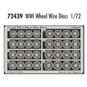 Wwi Wheel Wire Discs - 1:72e - Eduard Accessories pas cher
