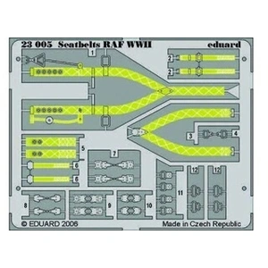 Seatbelts Raf Wwii 1/24 - 1:24e - Eduard Accessories