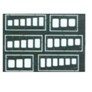Comparateur de prix : Quadrate Und Rechtecke Gravierschablone- 1:72e - Eduard Accessories