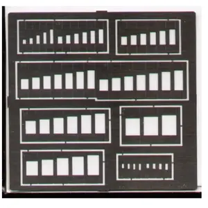 Comparateur de prix : Rechtecke Gravierschablone- 1:72e - Eduard Accessories