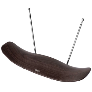 EMOS Antenne d'intérieur Design J0708, antenne intérieure Active pour réception de DVB-T/DVB-T2, Radio FM/Dab, avec Filtre et amplificateur intégrés 3G/4G/5G/LTE, antenne intérieure, Adaptateur de