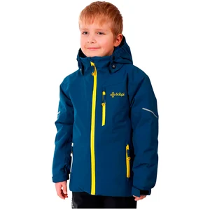 Kilpi Veste de ski pour garçon FERDEN bleu foncé 152