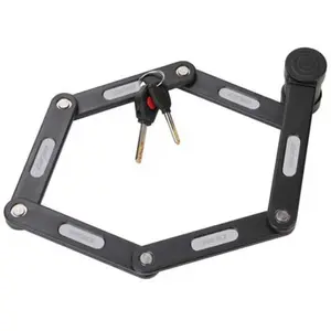 Comparateur de prix : Antivol pliable - ONE Bikeparts - F-Lock - Noir - Haut niveau de protection - Lumière LED
