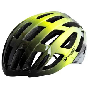 Casque de vélo FORCE Hawk - Noir-Jaune - XL - Technologie In-Mold - Vélo loisir - Mixte pas cher