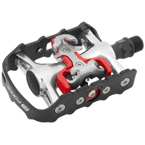 Comparateur de prix : Pédales VTT unilatérales Force Click avec blocs - FORCE - Blanc - Compatible Shimano SPD