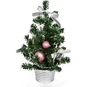 Arbre décoré de rose 25 cm