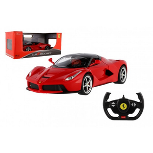 Teddies Voiture RC Ferrari plastique rouge 32cm 2,4GHz télécommande av... pas cher
