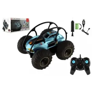 Teddies Voiture RC cascadeuse rotative plastique étanche 22cm 24MHz ba... pas cher