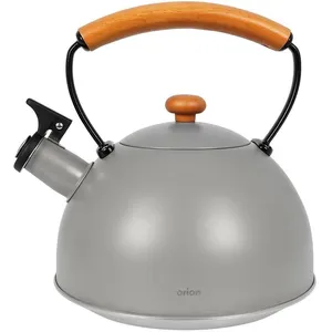 OTHER Orion Bouilloire Gris Mat Poignée Bois 2,9l pas cher