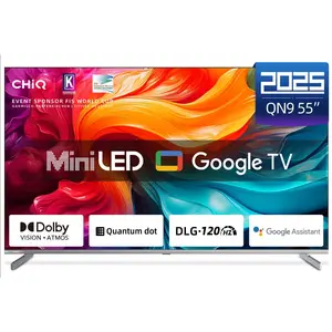 CHiQ M55QN9V TV 55", UHD MiniLED Google TV DLG 120 Hz (55", QLED, 4K),... pas cher