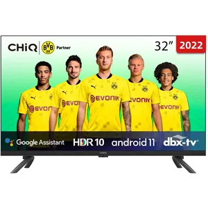 CHIQ L32G7L Android TV , LEDs, HDR10, dbx-tv, 2.4/5G Wi-Fi, Bluetooth5.0, Google Assistant. pas cher
