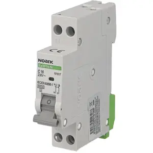 Disjoncteur modulaire phase neutre 40A courbe C 6kA Noark Ex9PN-N pas cher