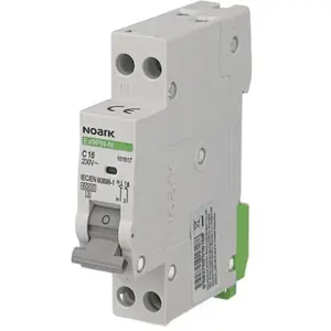 Noark - Disjoncteur modulaire phase neutre 10A courbe c 6kA Ex9PN-NVendu parbis-electric