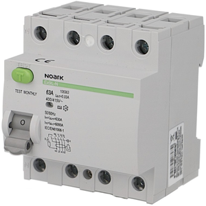 Interrupteur Différentiel 63A / 300mA / type AC / Tétrapolaire Noark E...