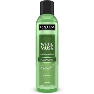 INTIMATELINE Huile d'Amour Tantras Musc Blanc pour Massage Sensuel - 150ml pas cher