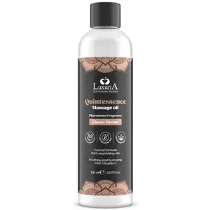 Huile de Massage Chocolat Luxuria Intimateline - Plaisir Sensuel et Na... pas cher