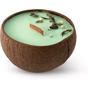 Tropicandle Green Tea bougie parfumée avec mèche en bois 350 ml pas cher