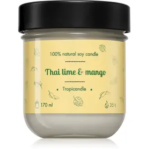 Tropicandle Thai Lime & Mango bougie parfumée 170 ml pas cher