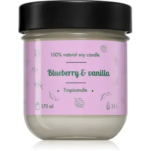 Tropicandle Blueberry & Vanilla bougie parfumée 170 ml pas cher