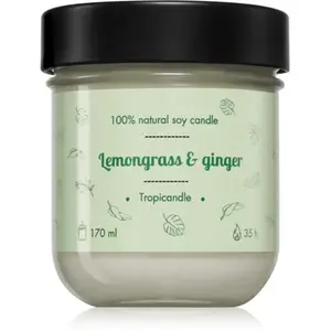 Tropicandle Lemongrass & Ginger bougie parfumée 170 ml pas cher