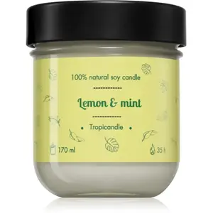 Tropicandle Lemon & Mint bougie parfumée 170 ml pas cher