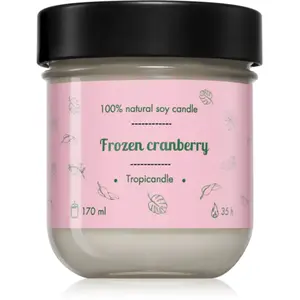 Tropicandle Frozen Cranberry bougie parfumée 170 ml pas cher