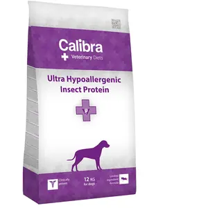 Comparateur de prix : Calibra Veterinary Diet Ultra-Hypoallergenic Insect pour chien - 12 kg