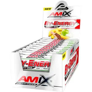 Amix Boîte De Barres énergétiques By-energy Cacao 50g 20 Unités One SizeVendu parbikeinn