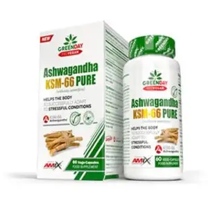 Comparateur de prix : Amix GreenDay ProVegan Ashwagandha KSM-66 Pure 60vcaps