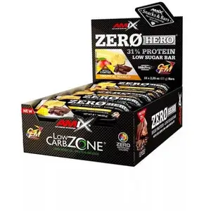 Amix Boîte De Barres Protéinées Low Carb Zerohero Mango 65g 15 Unités One SizeVendu parbikeinn