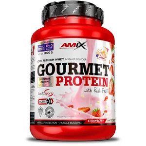 Comparateur de prix : Amix Protéine Chocolat Blanc Et Fraise Gourmet 1kg One Size