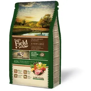 Croquettes Chiot Large Low Grain Sam's Field au poulet et pommes de terre 2,5 kg pas cher