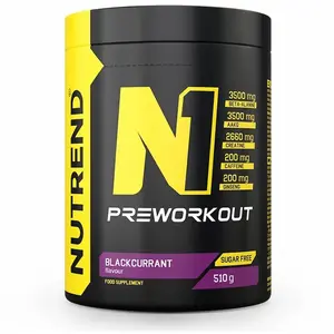 Nutrend - N1 Pre-Workout (Blackcurrant - 510 gram) pas cher