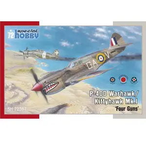 Special Hobby Maquette avion militaire : P-40D Warhawk/Kittyhawk MkI "Four Guns"Vendu paramazon
