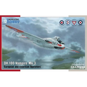 Maquette DH.100 Vampire Mk.3 Opérateurs Européens et Américains 1/72 -...