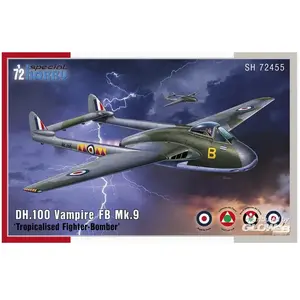 Special Hobby Maquette Avion : DH.100 Vampire FB.Mk.9 Tropicalised Fighter-Bomber