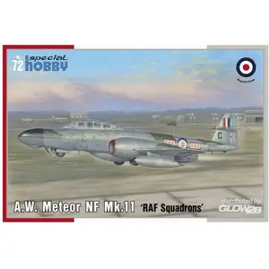 Comparateur de prix : Maquette Escadrons AW Meteor NF Mk.11 RAF 1/72 - Special Hobby Maquett...