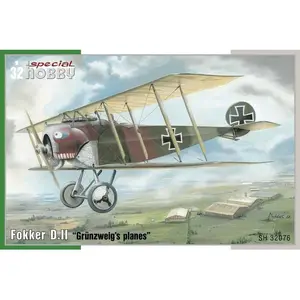 Fokker D.ii grünzweig's Planes - 1:32e - Special Hobby pas cher