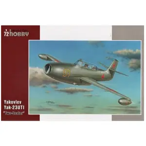Special Hobby Maquette Yakovlev Yak-23 Flora Two-Seater To design a two-seater drag / release of the common fight fighter aircraft Almost Became a trad 1/72 - Speci