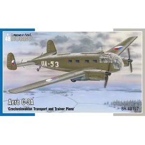 Comparateur de prix : Aero C-3a Czechoslovakian Transport And Trainer Plane - 1:48e -
