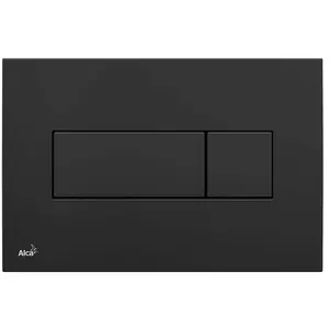 Alca Plaque de commande double touche pour WC suspendu, Noir (M378)Vendu paramazon