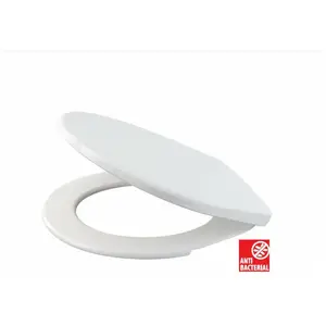 Alca - drain Toiletzittingen - Abattant wc, AntiBac, blanc A60 pas cher