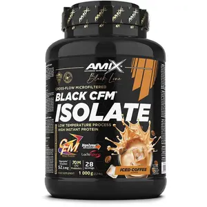 Amix Protéine Black Cfm Isolate Whey Café Glacé 1kg One SizeVendu parbikeinn