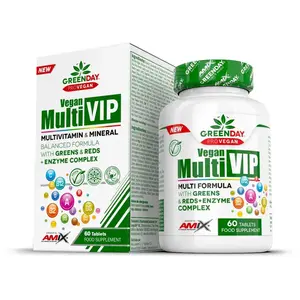 Amix Greenday® Provegan Multivitamines Végan 60 Unités One SizeVendu parbikeinn